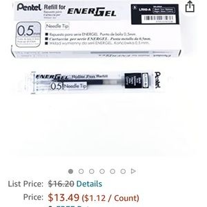 Energel .5mm refill
